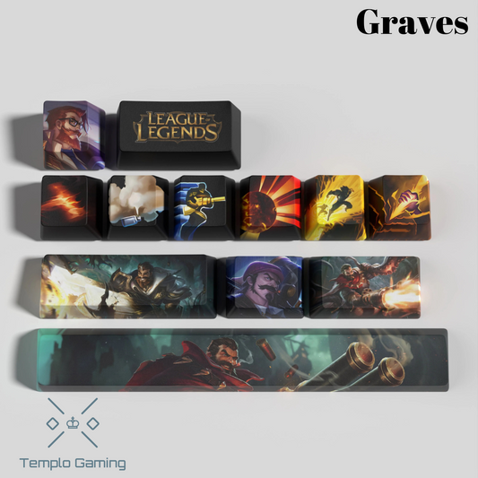 Keycaps Graves LoL