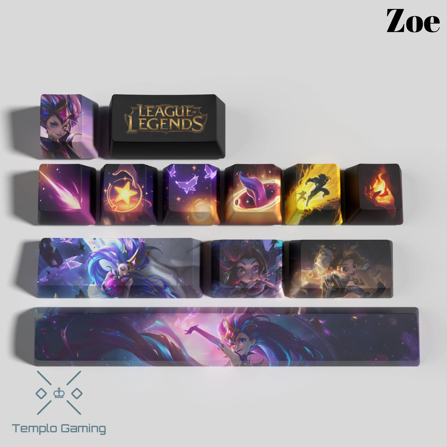 Keycaps Zoe LoL