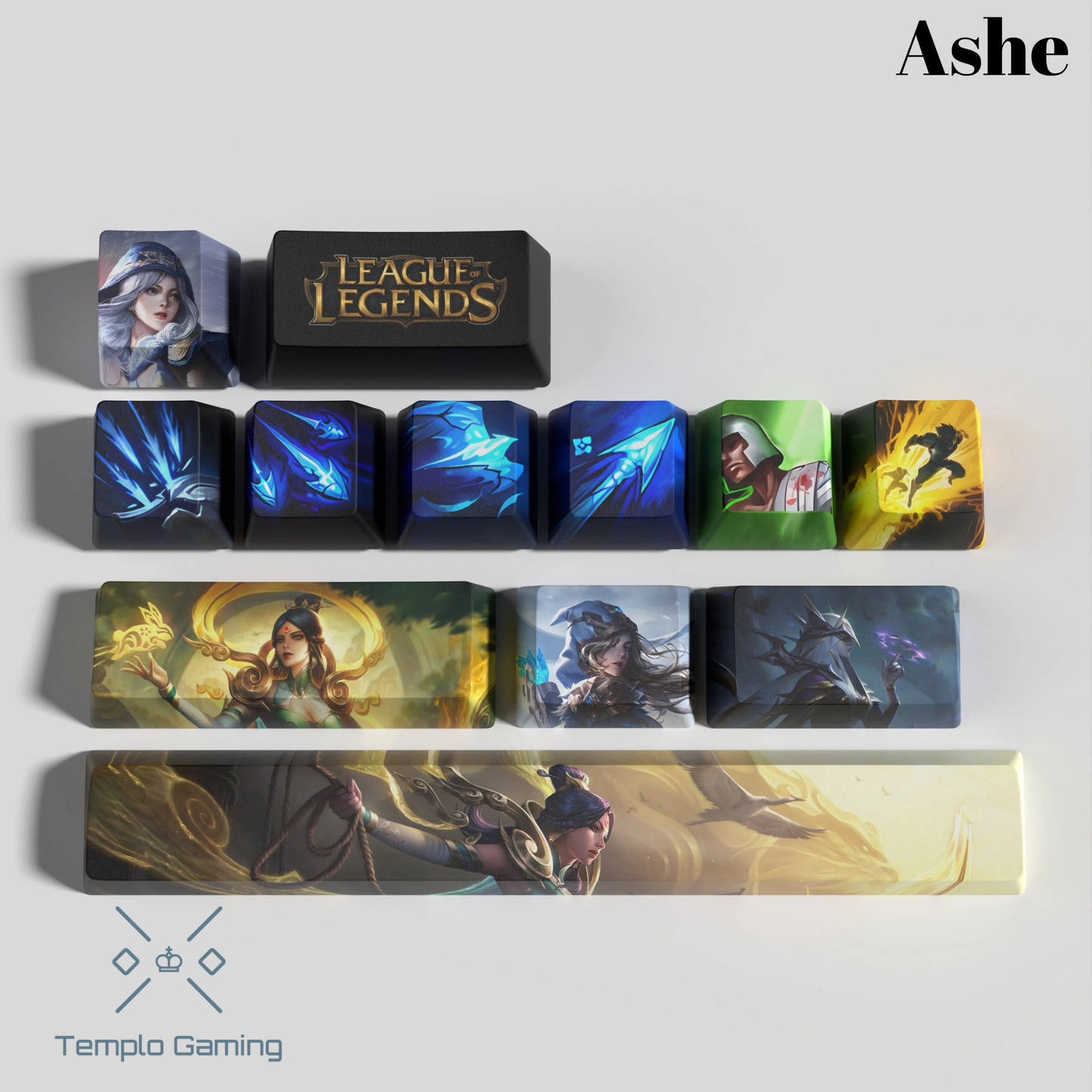 Keycaps Ashe LoL