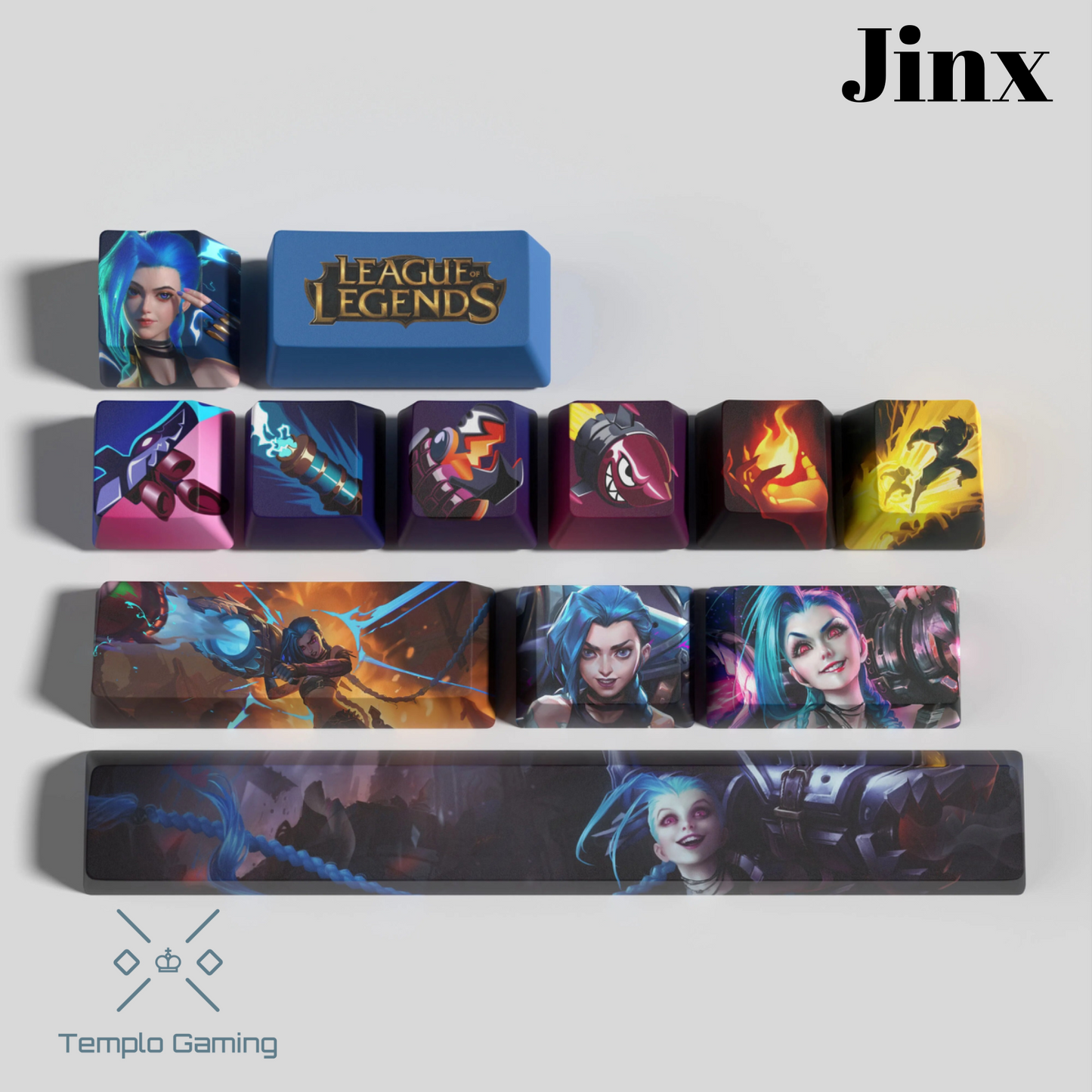 Keycaps Jinx LoL