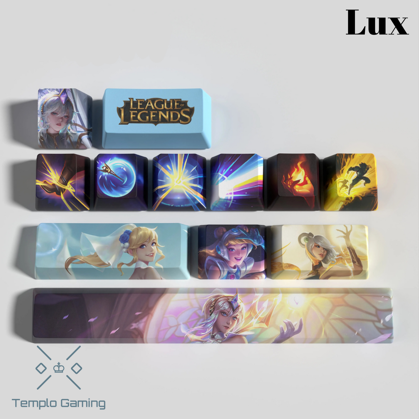 Keycaps Lux LoL