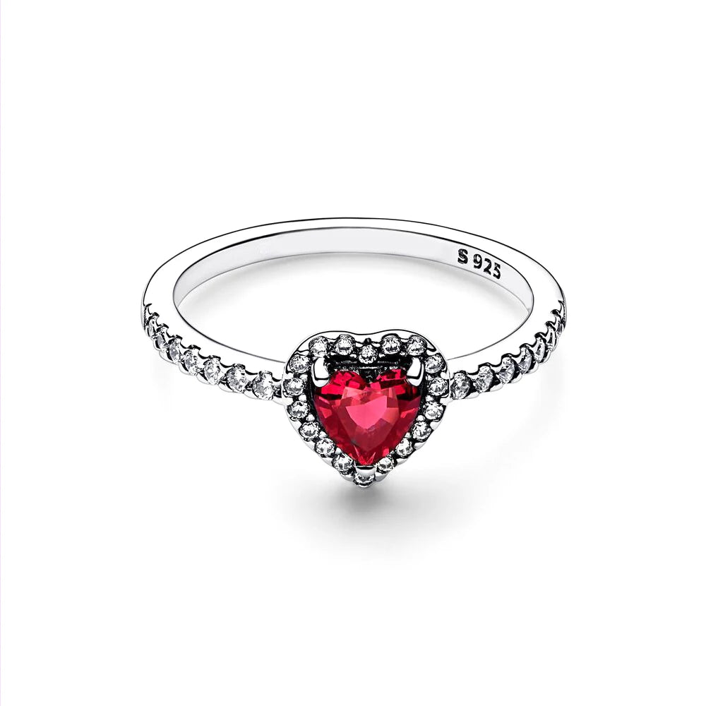 Anillo corazon - plata s925