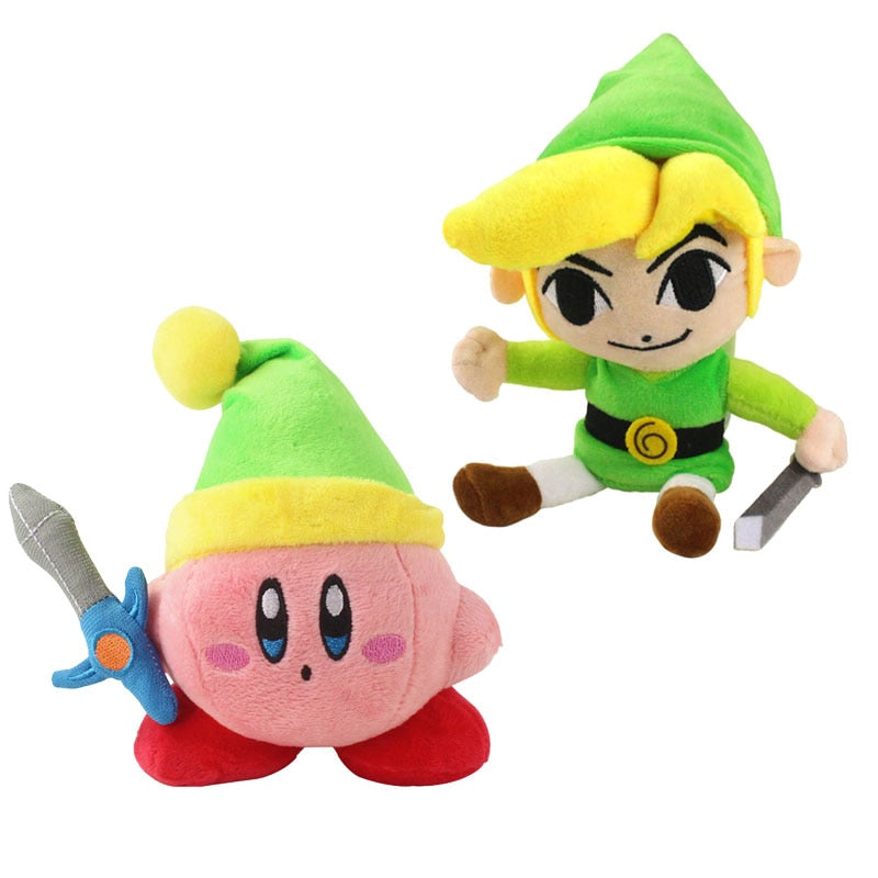 Peluche Link y Kirby-link